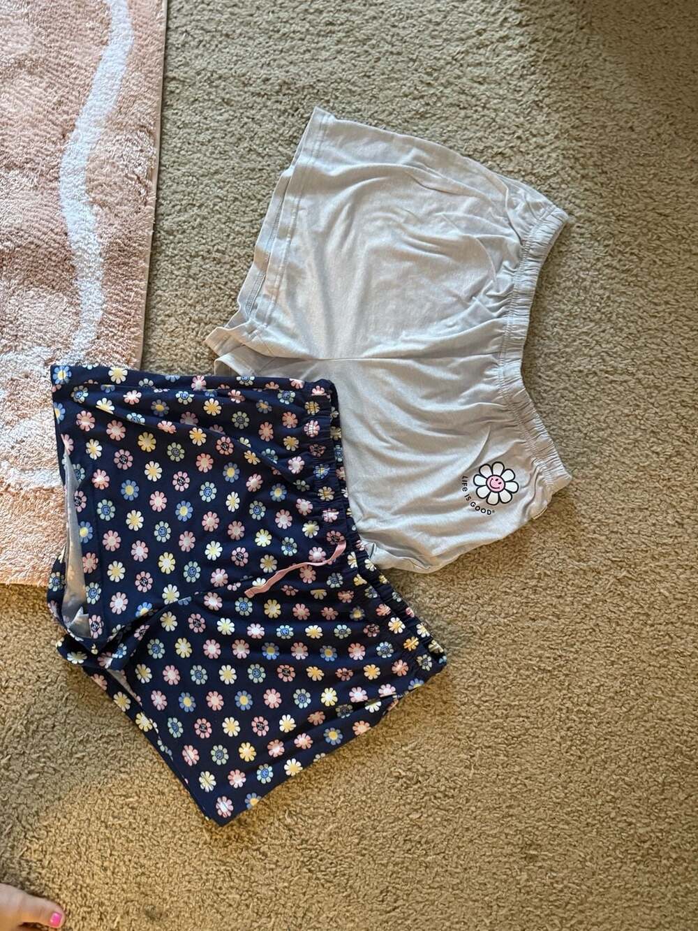 Life is Good Sleep Lounge Shorts Size L Set of 2 - Picture 13 of 13